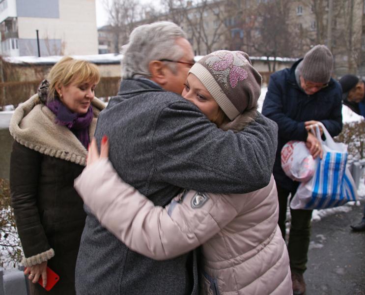 Emotionaler Empfang im Internat