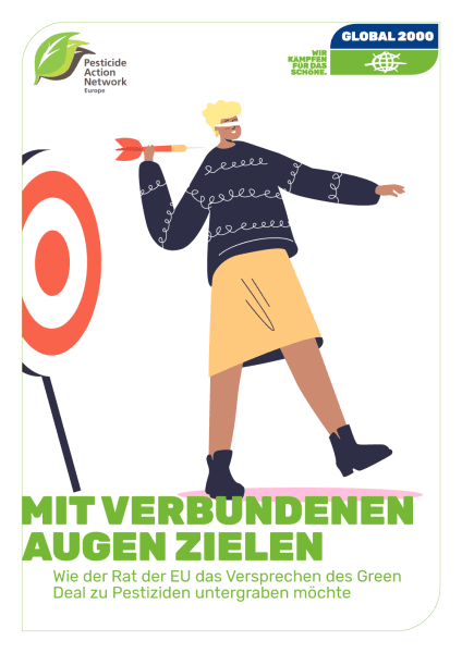 Cover Report "Mit verbundenen Augen zielen"