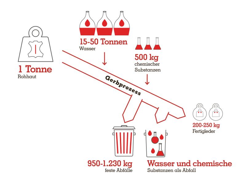 Umweltbelastung durch Lederproduktion