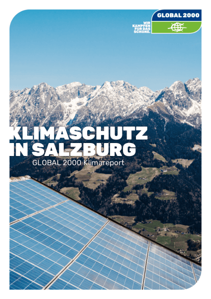 Klimareport Salzburg Cover