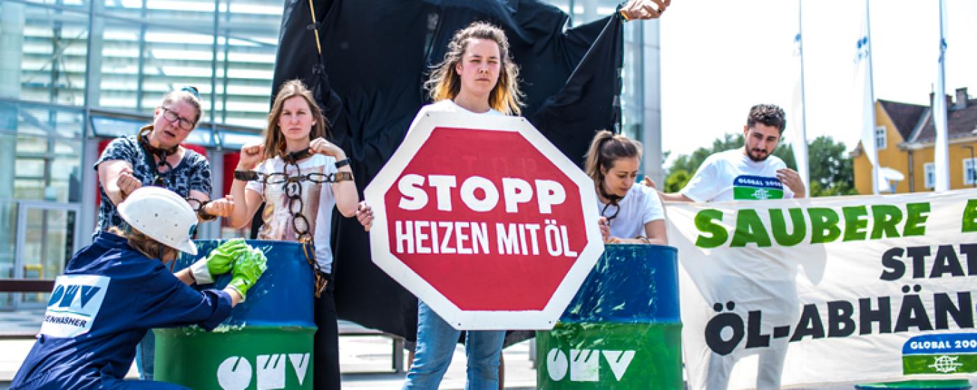 OMV-Aktion Stopp heizen mit Öl