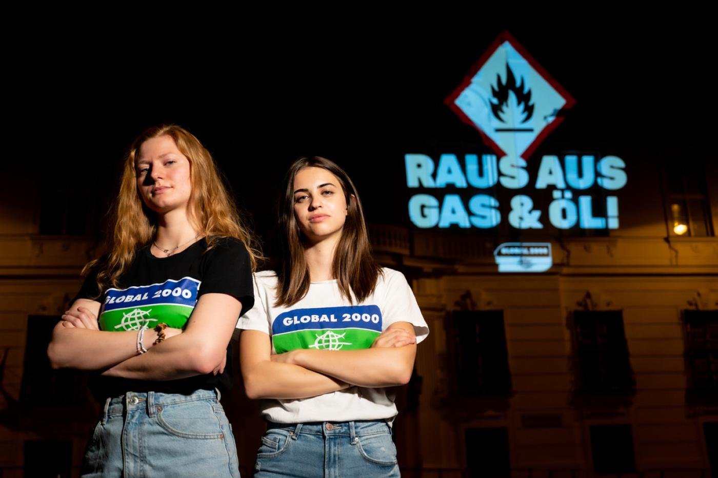 Aktivistinnen für raus aus Gas und Öl