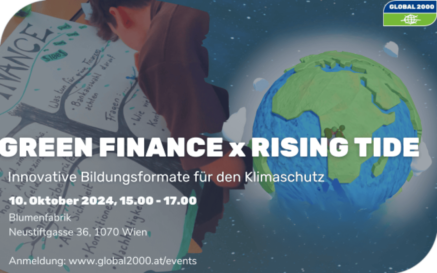 Teaser für das Event "Green Finance x Rising Tide"