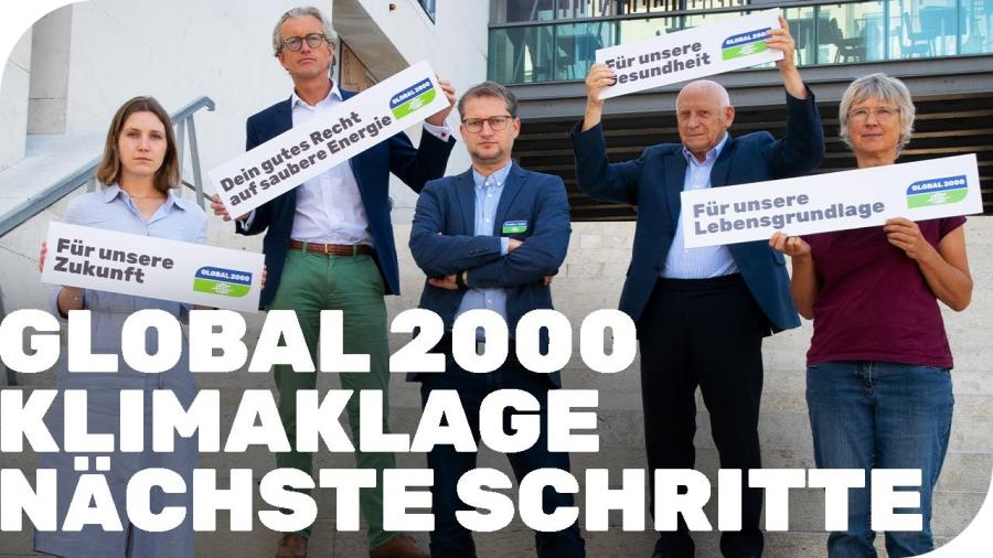 Pressekonferenz - GLOBAL 2000 Klimaklage – Nächste Schritte