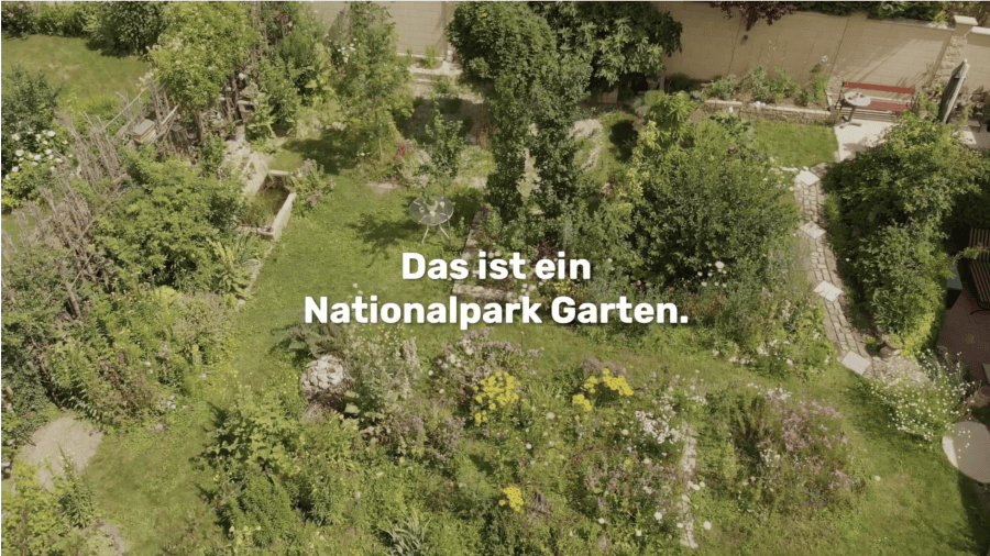 Das ist ein Nationalpark Garten