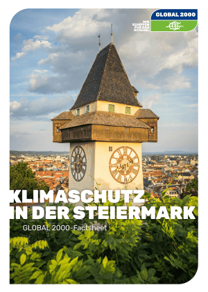 Cover vom Klimareport Steiermark