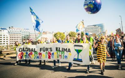 Global 2000 am Klimastreik