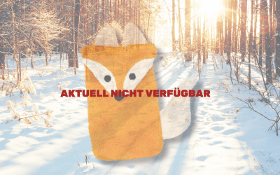 Fanny Fuchs Wärmflasche im winterlichen Wald nicht verfügbar